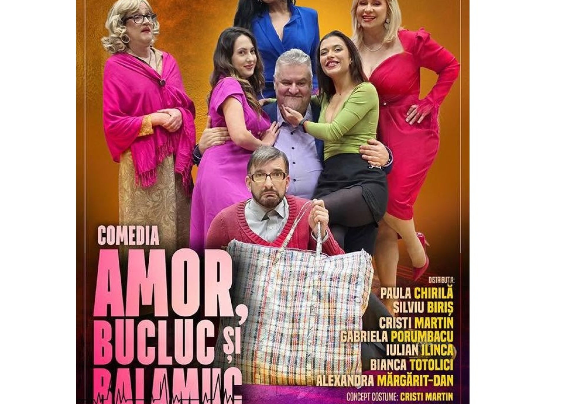 „AMOR, BUCLUC ȘI BALAMUC” revine la Călărași!